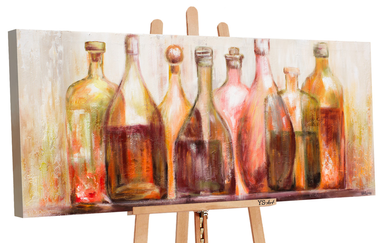 

100% Рисованая картина акриловыми красками на холсте YS-Art 115х50см