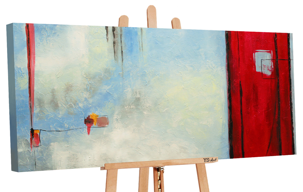 

100% Рисованая картина акриловыми красками на холсте YS-Art 115х50см