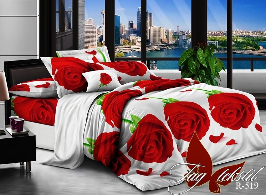 

Постельное белье (R519) TAG tekstil 2-спальный Комбинированный 000142908