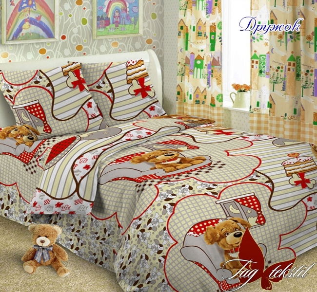 

Постельное белье (Дружок) TAG tekstil 1.5-спальный 000142929