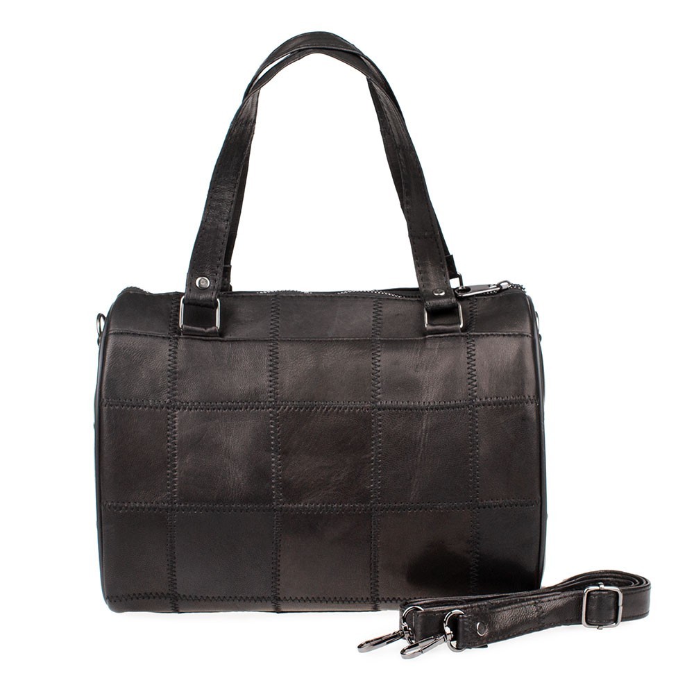 

Женская кожаная сумка через плечо LT 5631 черная