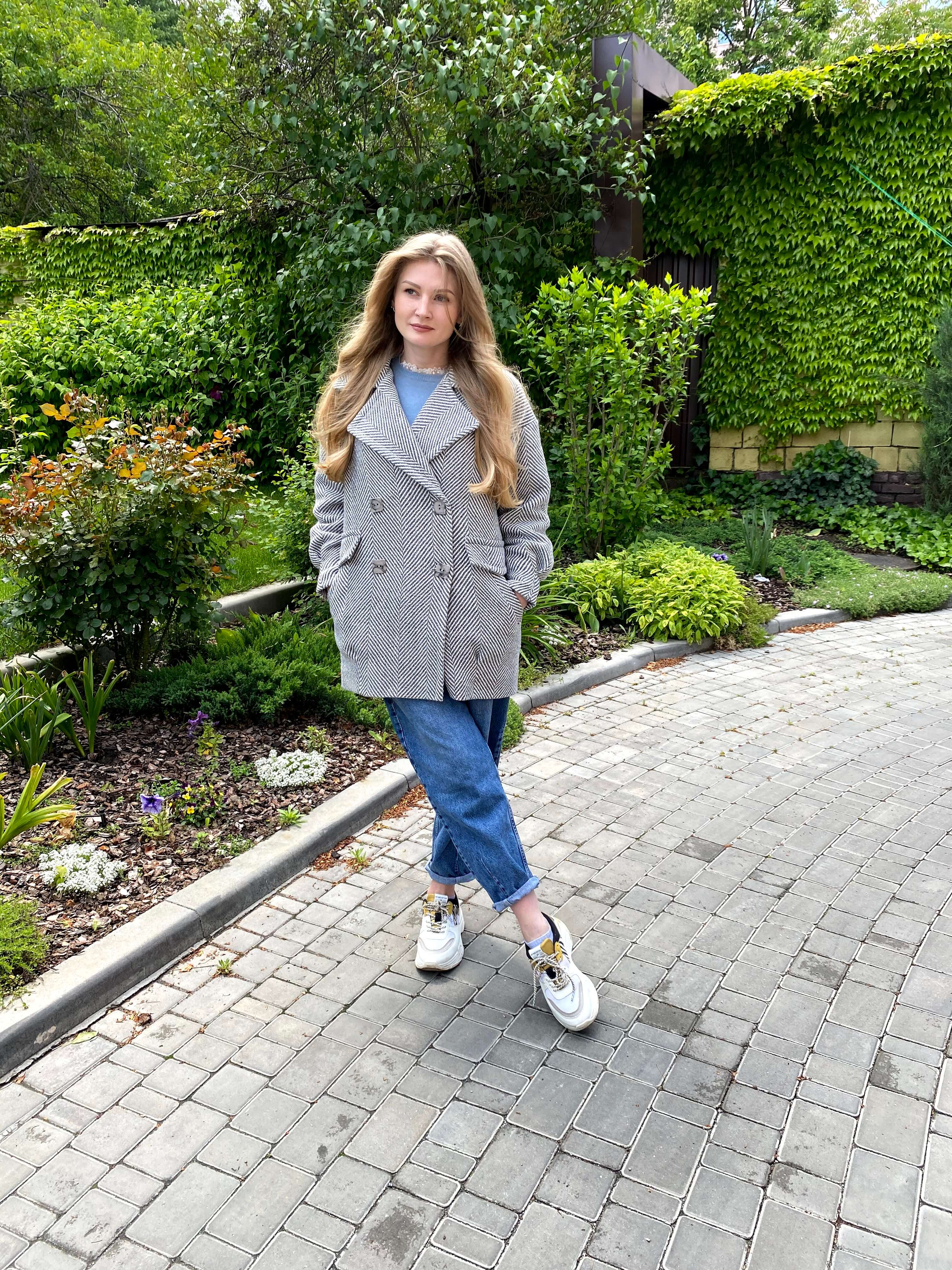 

Полупальто Alberto Bini 36 Серый (201 30)