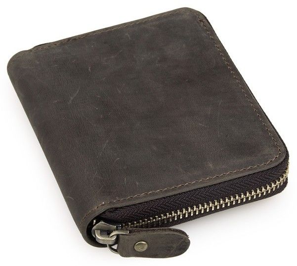 

Кошелек мужской Vintage 14224 кожаный коричневый