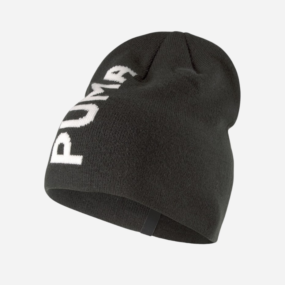 Акція на Шапка біні Puma Ess Classic Cuffless Beanie 2343301 Чорна від Rozetka