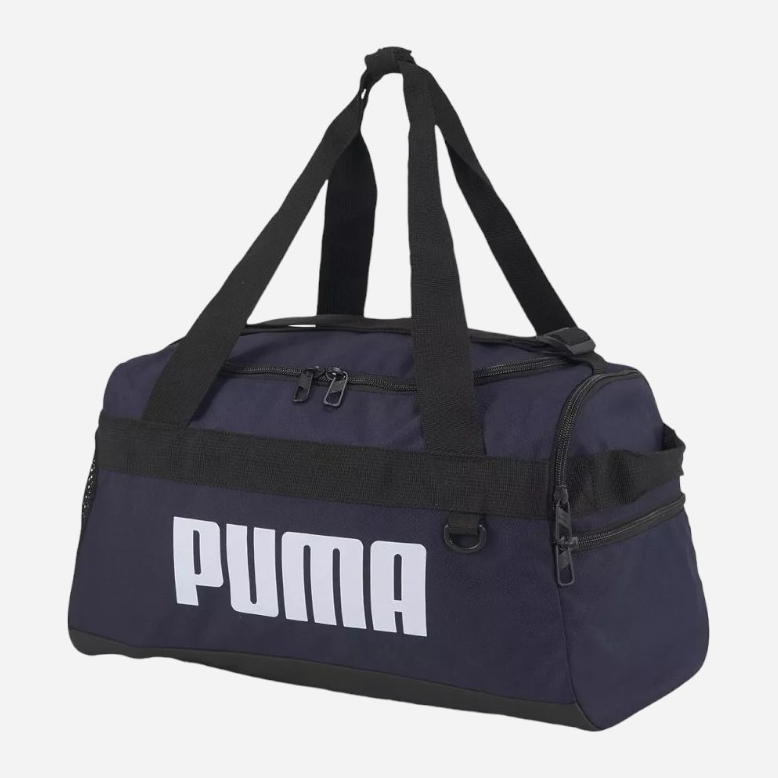 Акція на Спортивна сумка тканинна Puma Challenger Duffel Bag Xs 7952902 Темно-синя від Rozetka