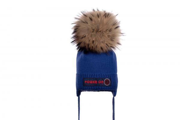 

Шапка зимняя Giamo ROB04-05n 50-52 см голубой
