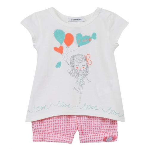 

Комплект 3Pommes komplekt-3f37012baby 80 см белый