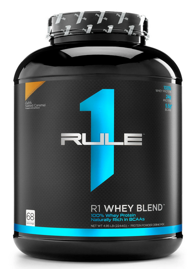 

Комплексный протеин Rule 1 Whey Blend - 2304 г - Соленая карамель