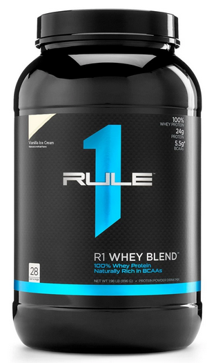 

Комплексный протеин Rule 1 Whey Blend - 920 г - Ванильный крем