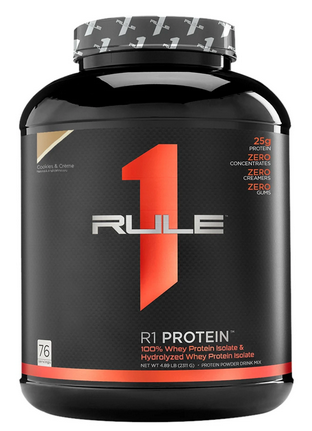 

Сывороточный изолят Rule 1 Protein - 2190 г - Печенье и крем