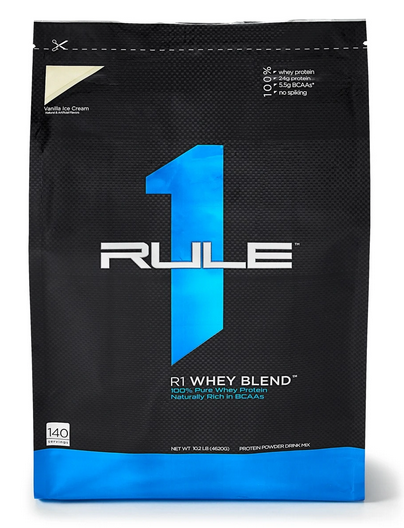 

Комплексный протеин Rule 1 Whey Blend - 4626 г - Ванильный крем