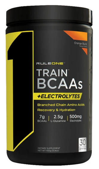 

BCAA в порошке Rule 1 Train BCAAs - 450 г - Апельсин
