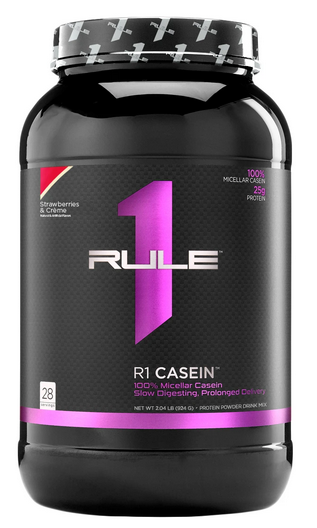 

Казеин Rule 1 Casein - 920 г - Клубника и крем