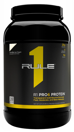 

Комплексный протеин Rule 1 Pro 6 Protein - 911 г - Ванильный крем
