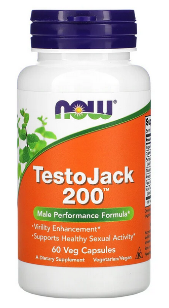 

Повышение тестостерона NOW Foods TestoJack 200 - 60 капс