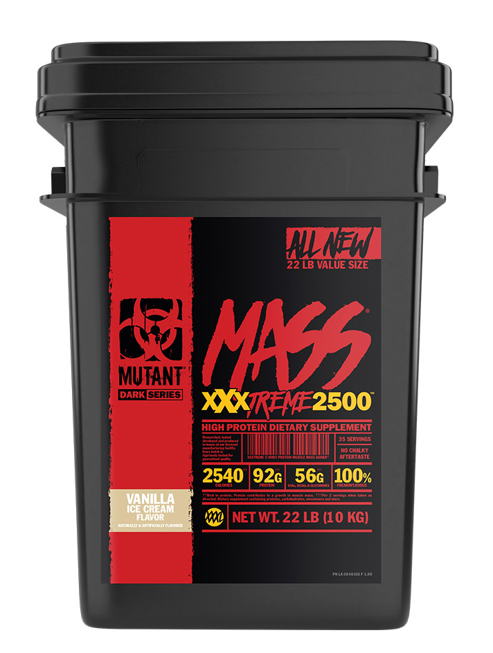 

Гейнеры MUTANT Mass Extreme 2500 - 10 кг - cookies cream