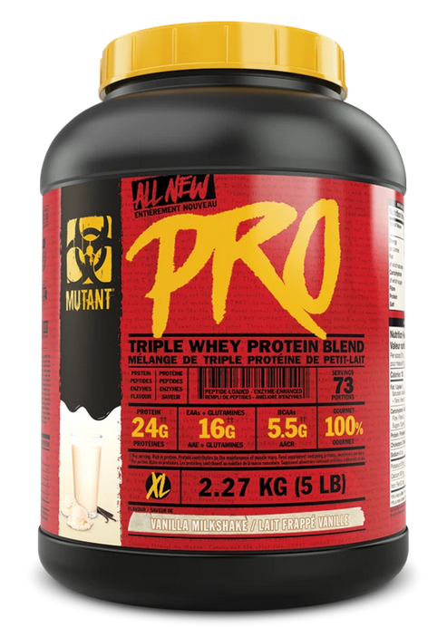 

Сывороточный протеин MUTANT Mutant PRO - 2270 гр - vanilla milkshake