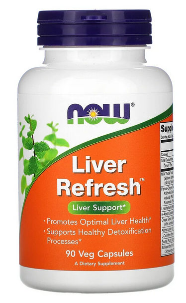 

Добавки для активного долголетия NOW Foods Liver Refresh - 90 капс