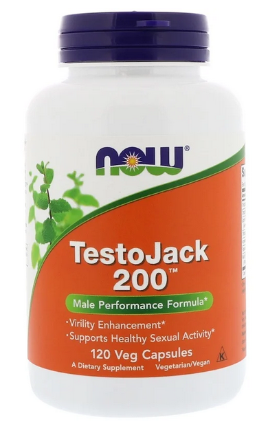 

Повышение тестостерона NOW Foods TestoJack 200 - 120 капс