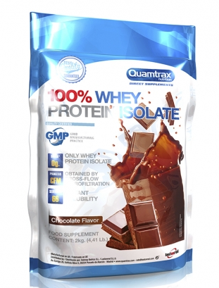 

Сывороточный изолят Quamtrax Whey Isolate 2 кг - шоколад