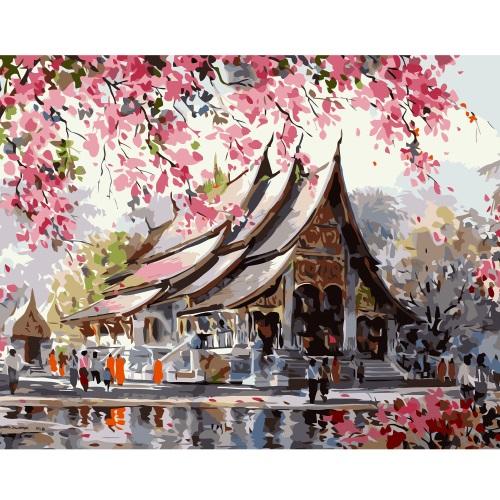 

Картина по номерам Dreamtoys Японская сакура, в термопакете 40х50 см (VA-0872)
