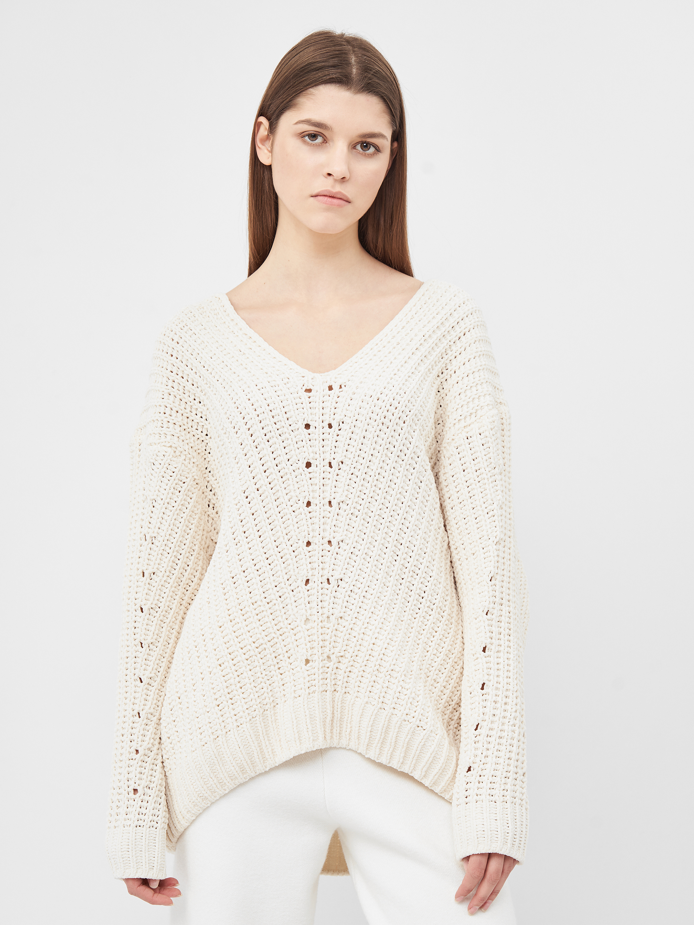 

Пуловер H&M KK6394717 M Белый