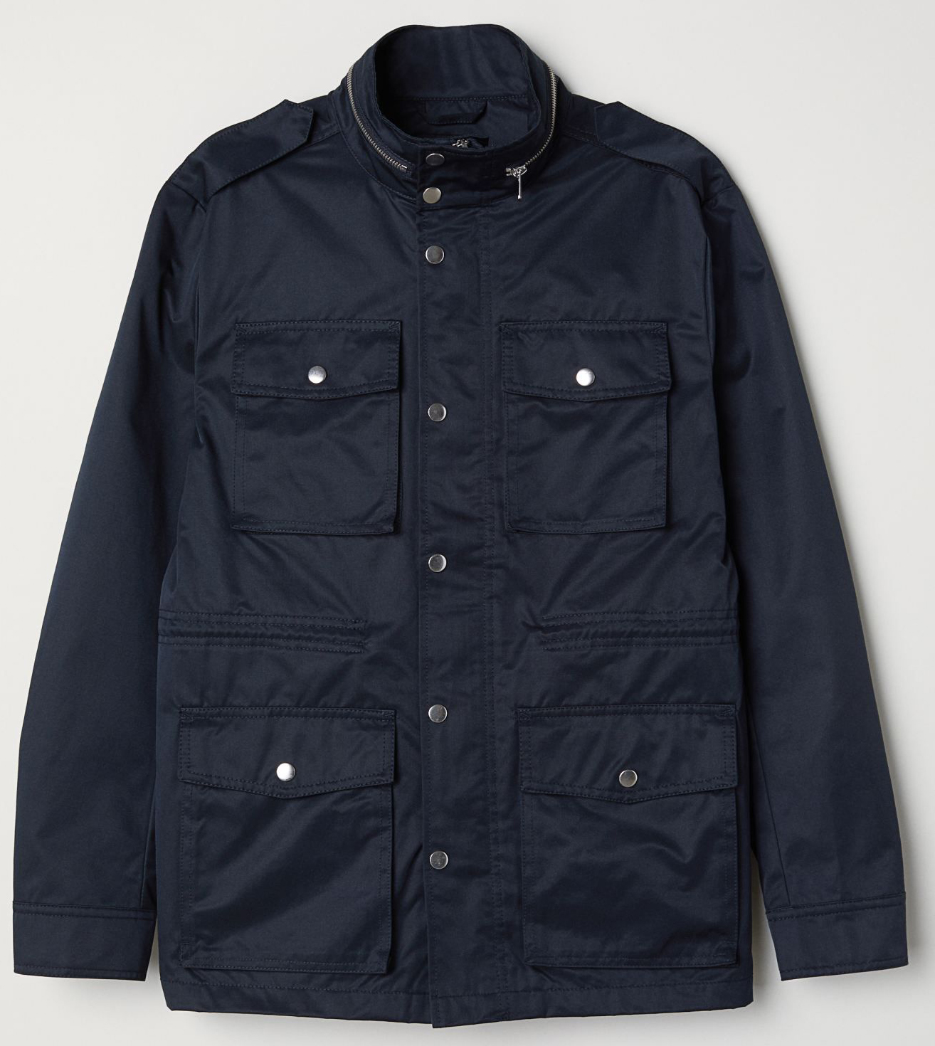 

Ветровка H&M 6324967RP1 S Темно-синяя