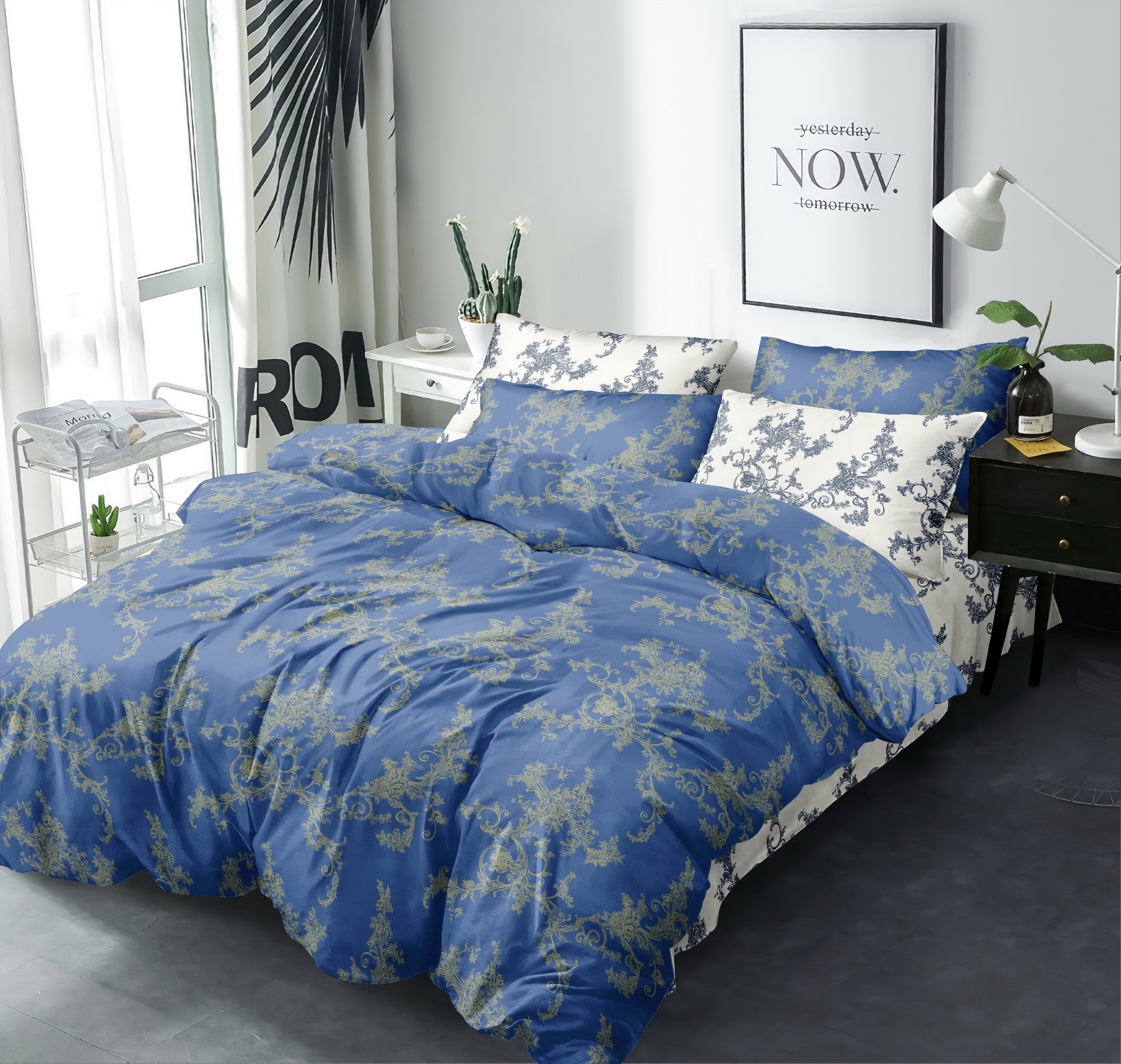 

Комплект постільної білизни "Love You" 203020b_m017223 Поплін Двоспальний