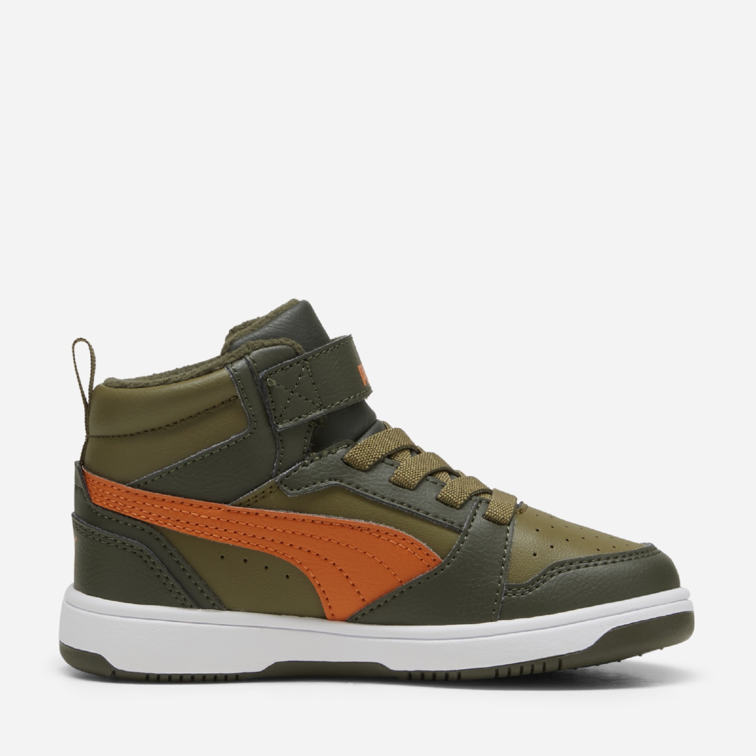 Акція на Дитячі зимові черевики для хлопчика Puma 30797905 29 Dark Olive-Maple Syrup-Puma Olive від Rozetka