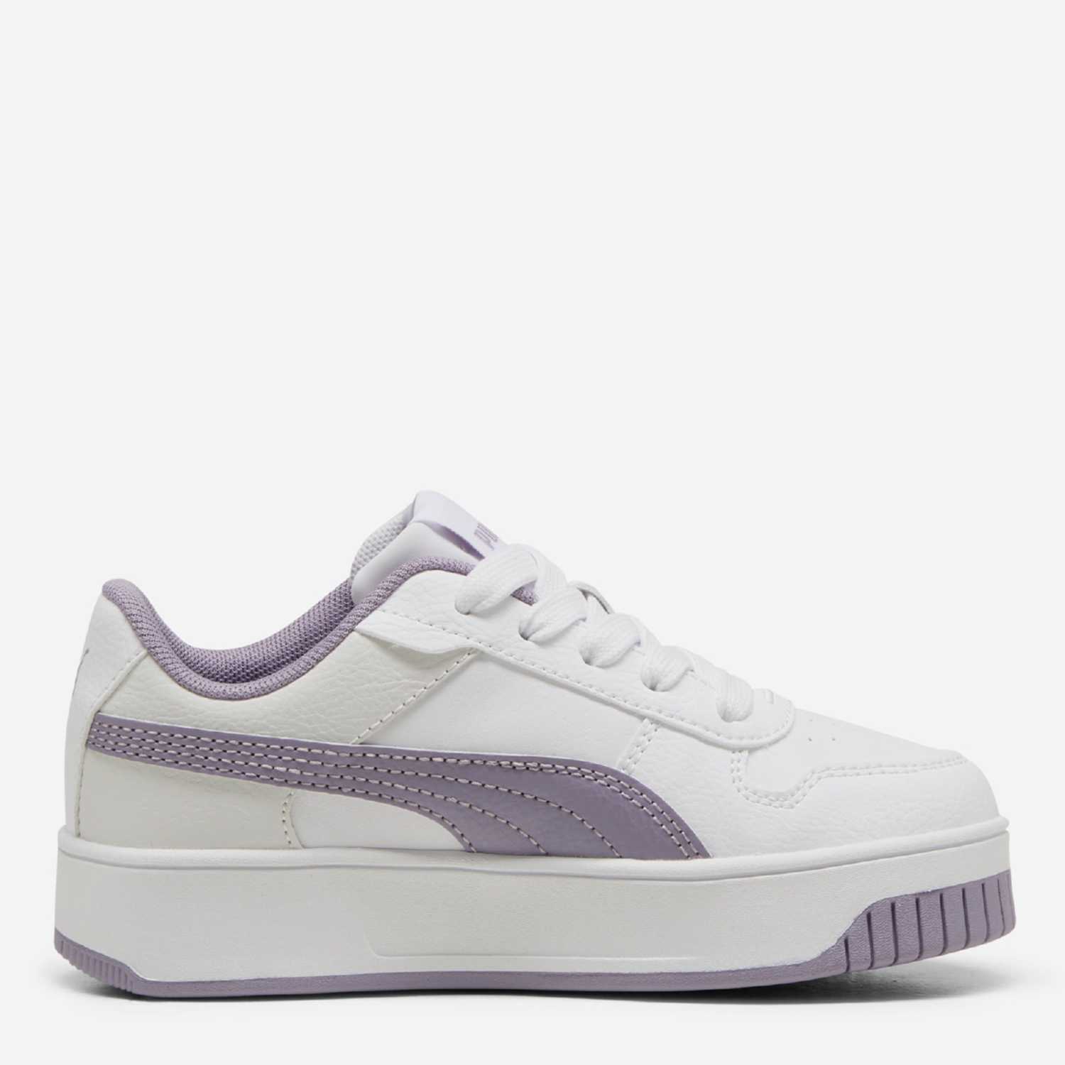 Акція на Дитячі кеди для дівчинки Puma 39384712 31 Puma White-Pale Plum-Puma Silver від Rozetka