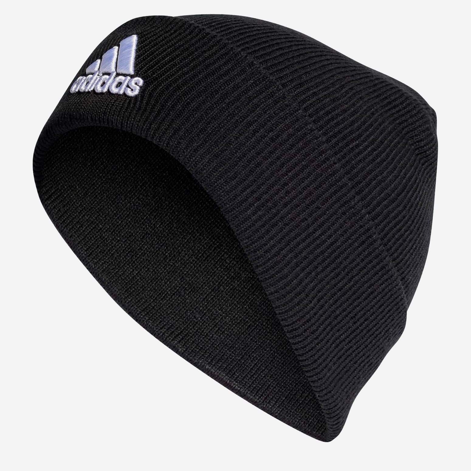 Акція на Шапка Adidas Logo Beanie Cuf IB2651 54 Чорна від Rozetka