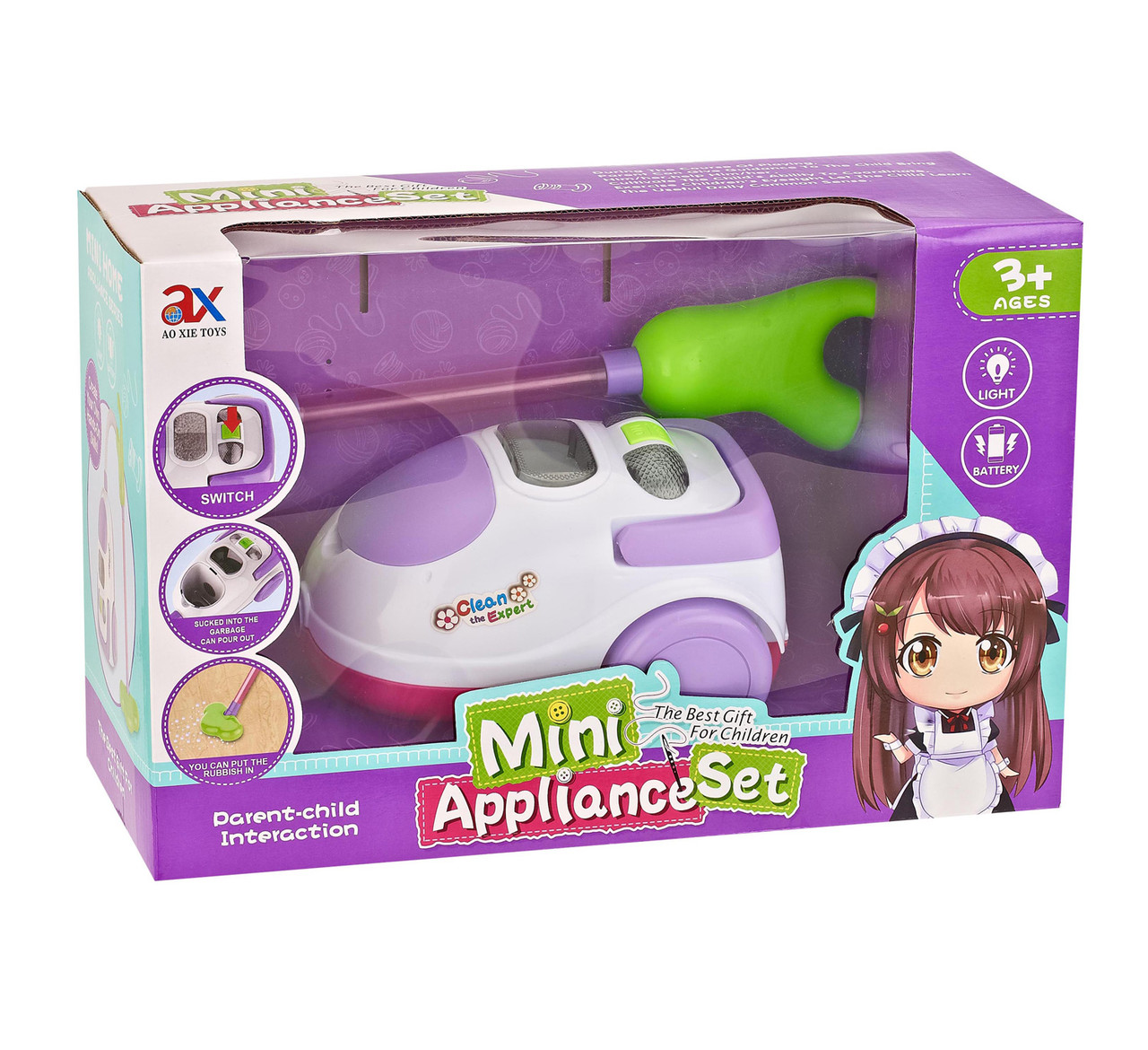 

Пылесос игрушечный Ao Xie Toys Mini Appliance (6996A)