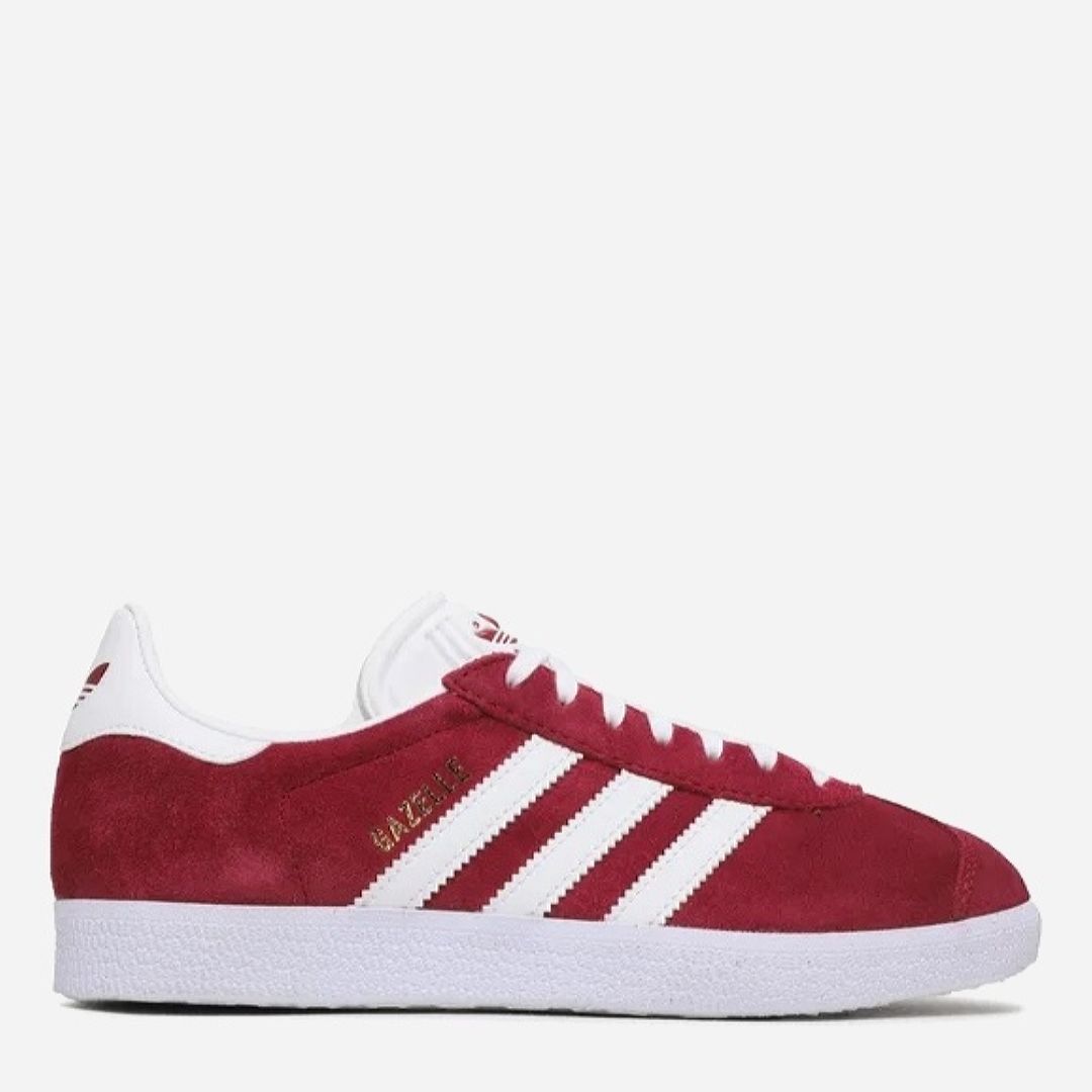 Акція на Жіночі кеди низькі Adidas Gazelle B41645 40 (6.5UK) 25 см Cburgu/Ftwwht/Goldmt від Rozetka