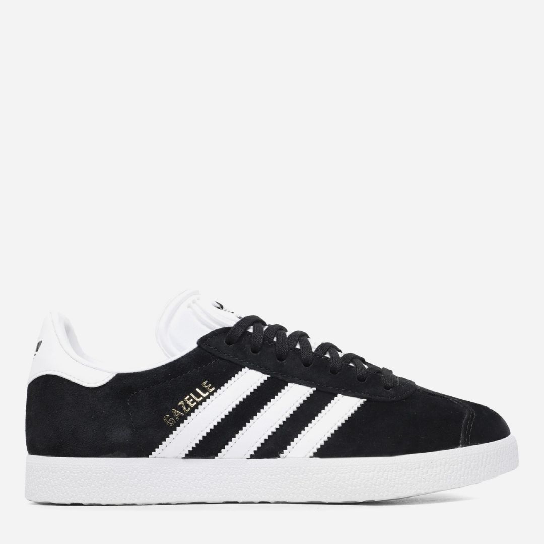 Акція на Жіночі кеди низькі Adidas Gazelle BB5476 36 (3.5UK) 22.2 см Cblack/White/Goldmt від Rozetka