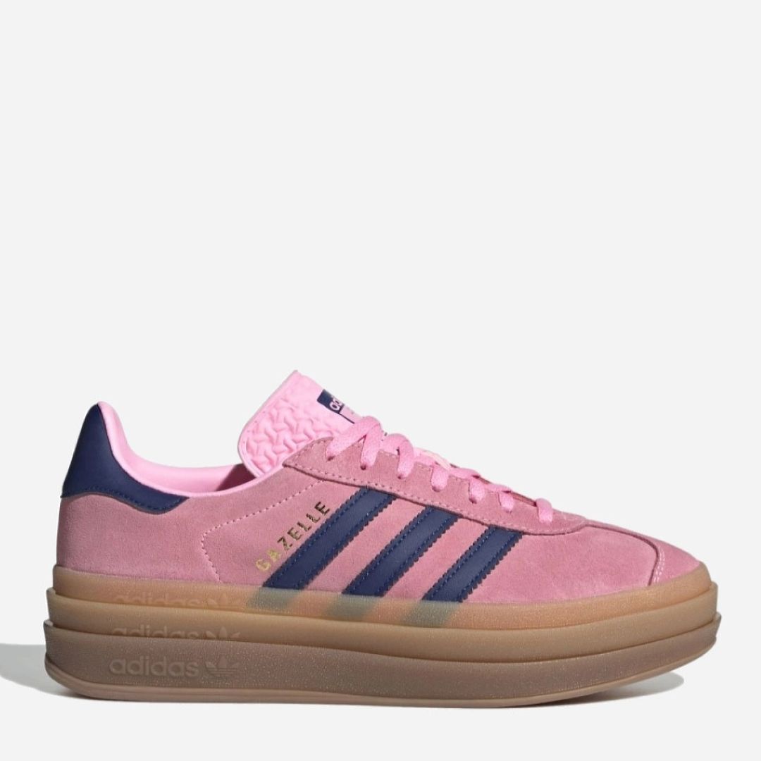 Акція на Жіночі кеди низькі Adidas Gazelle Bold W H06122 38.5 (5.5UK) 24 см Pinglo/Vicblu/Gum4 від Rozetka