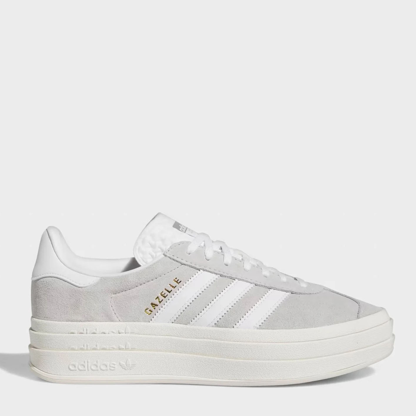 Акція на Жіночі кеди низькі Adidas Gazelle Bold W HQ6893 40 (6.5UK) 25 см Gretwo/Ftwwht/Cwhite від Rozetka