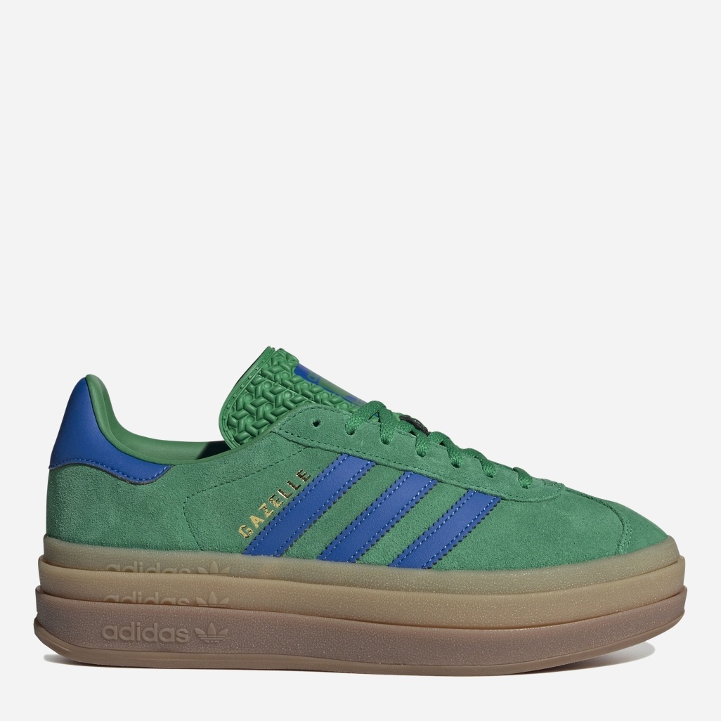 Акція на Жіночі кеди низькі Adidas Gazelle Bold W IE1370 38.5 (5.5UK) 24 см Green/Supcol/Green від Rozetka