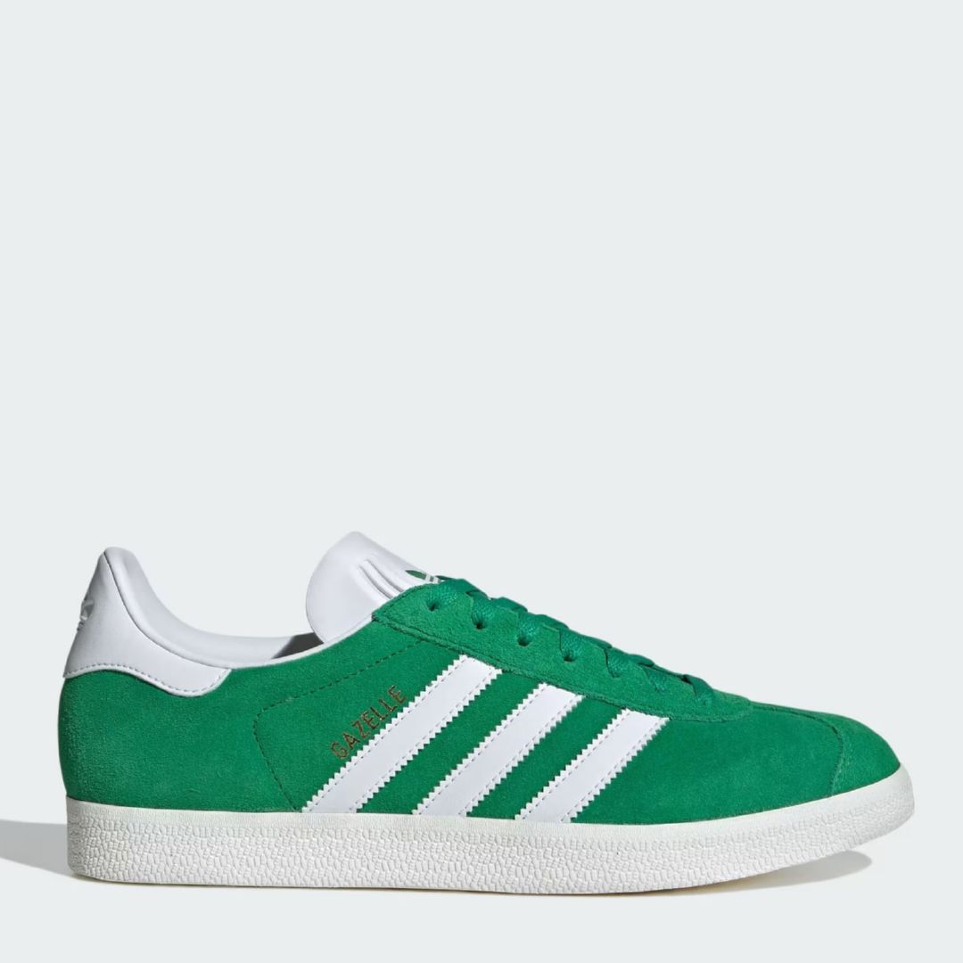 Акція на Чоловічі кеди низькі Adidas Gazelle IG2092 41.5 (7.5UK) 26 см Green/Ftwwht/Corewhi від Rozetka