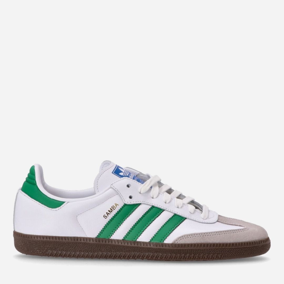 Акція на Чоловічі кеди низькі Adidas Samba Og IG1024 41.5 (7.5UK) 26 см Ftwwht/Green/Supcol від Rozetka