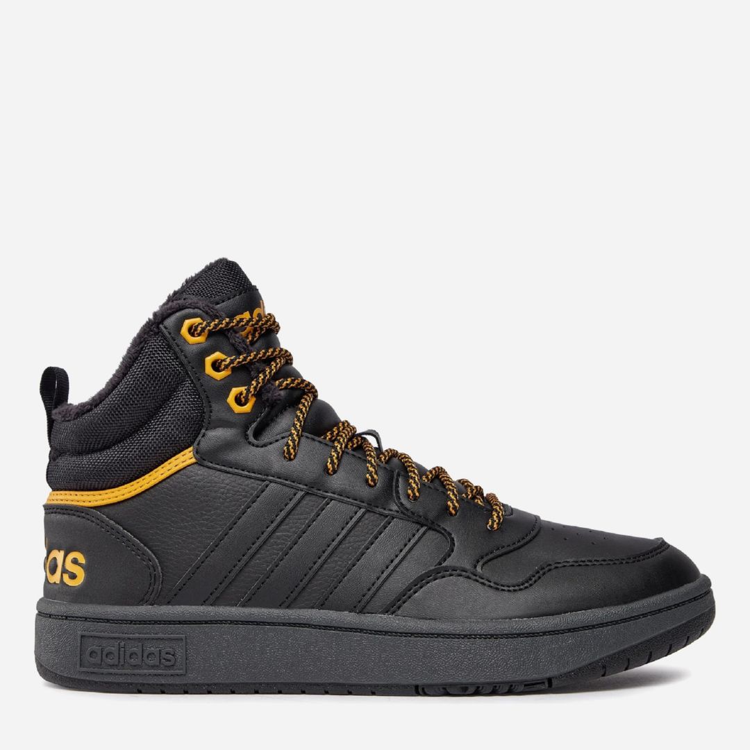 Акція на Чоловічі зимові черевики Adidas Hoops 3.0 Mid Wtr IG7928 43.5 (9UK) 27.5 см Cblack/Cblack/Preyel від Rozetka