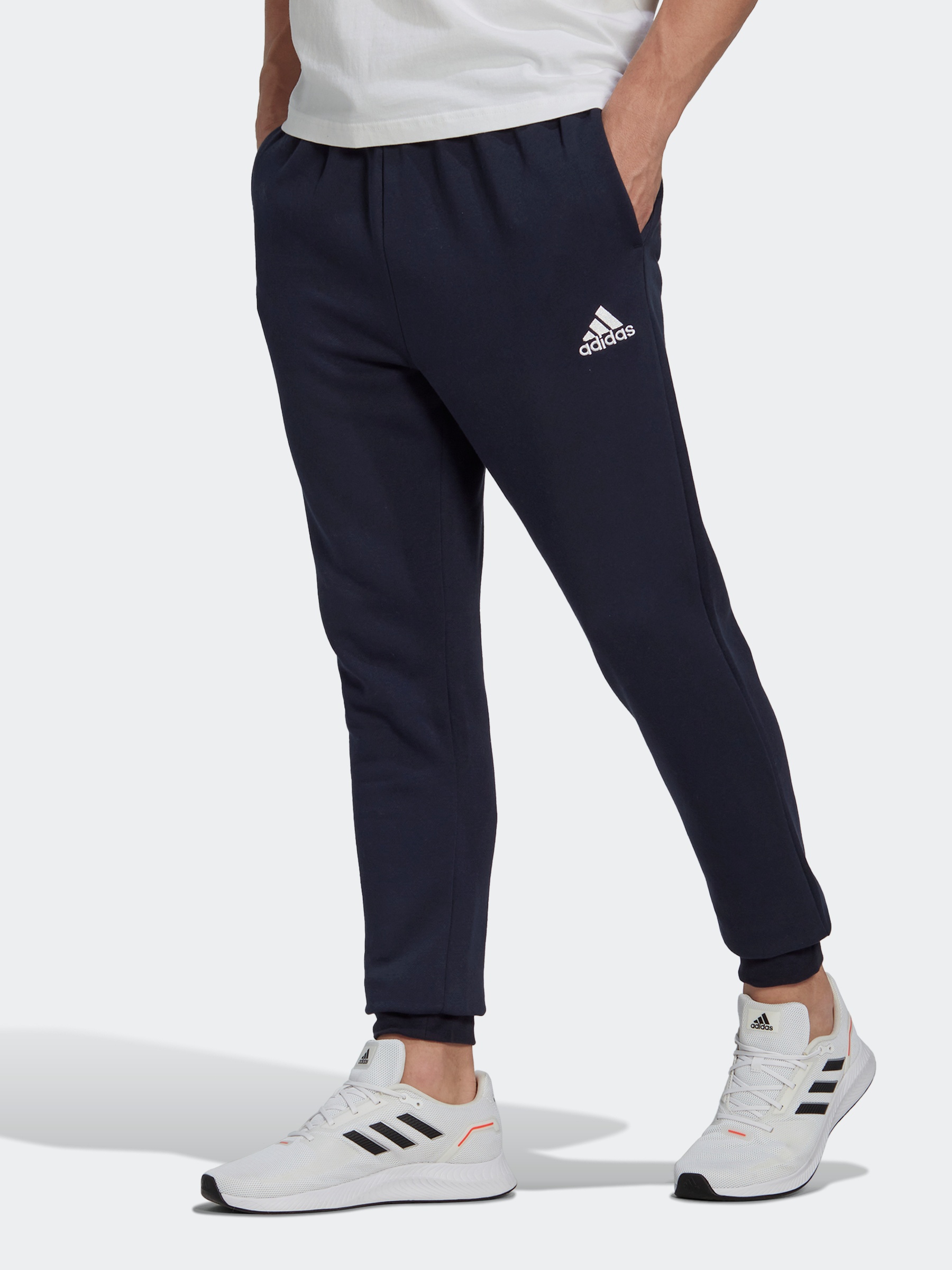 Акція на Спортивні штани утеплені чоловічі Adidas M Feelcozy Pant HL2231 2XL Legink/White від Rozetka