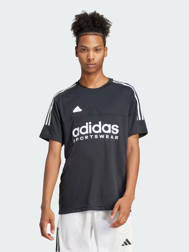 Акція на Футболка чоловіча Adidas M Tiro Tee Q1 IP3779 3XL Чорна від Rozetka