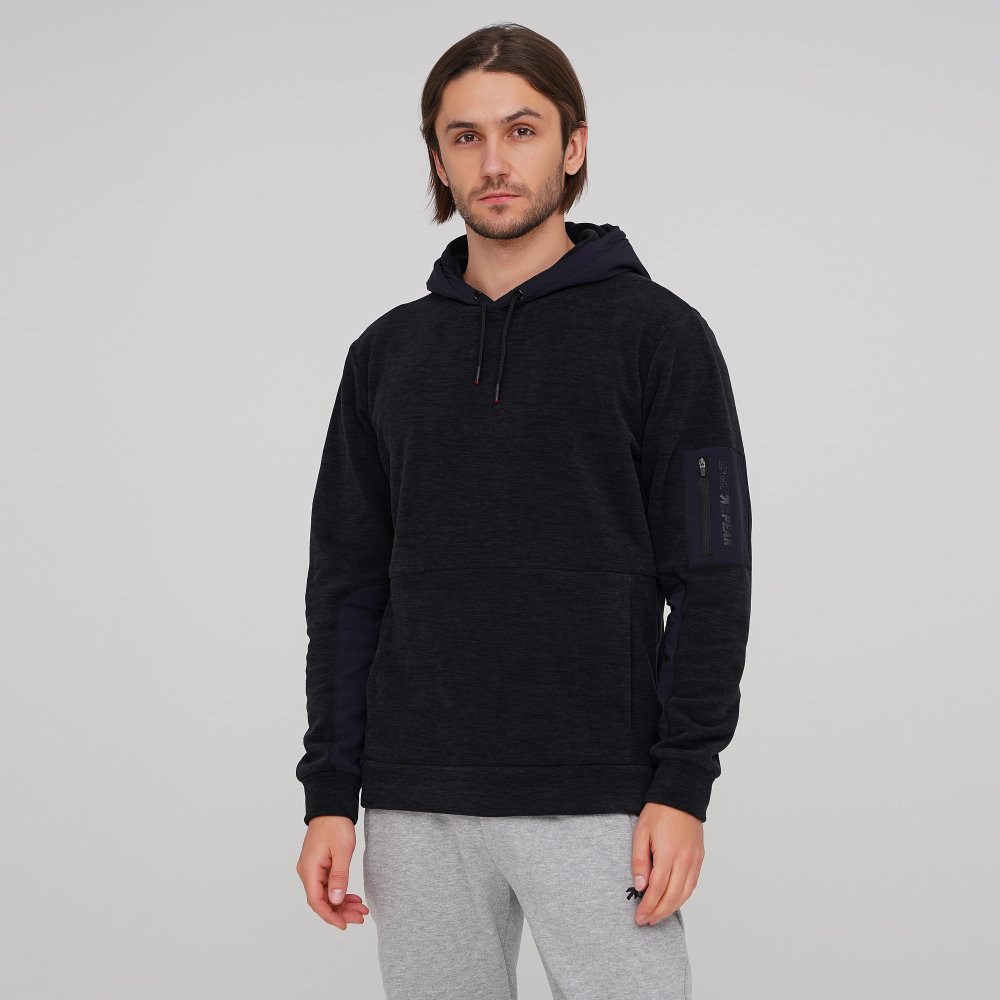 

Мужское худи East Peak Men's Fleece Hooded Jacket Черный 46