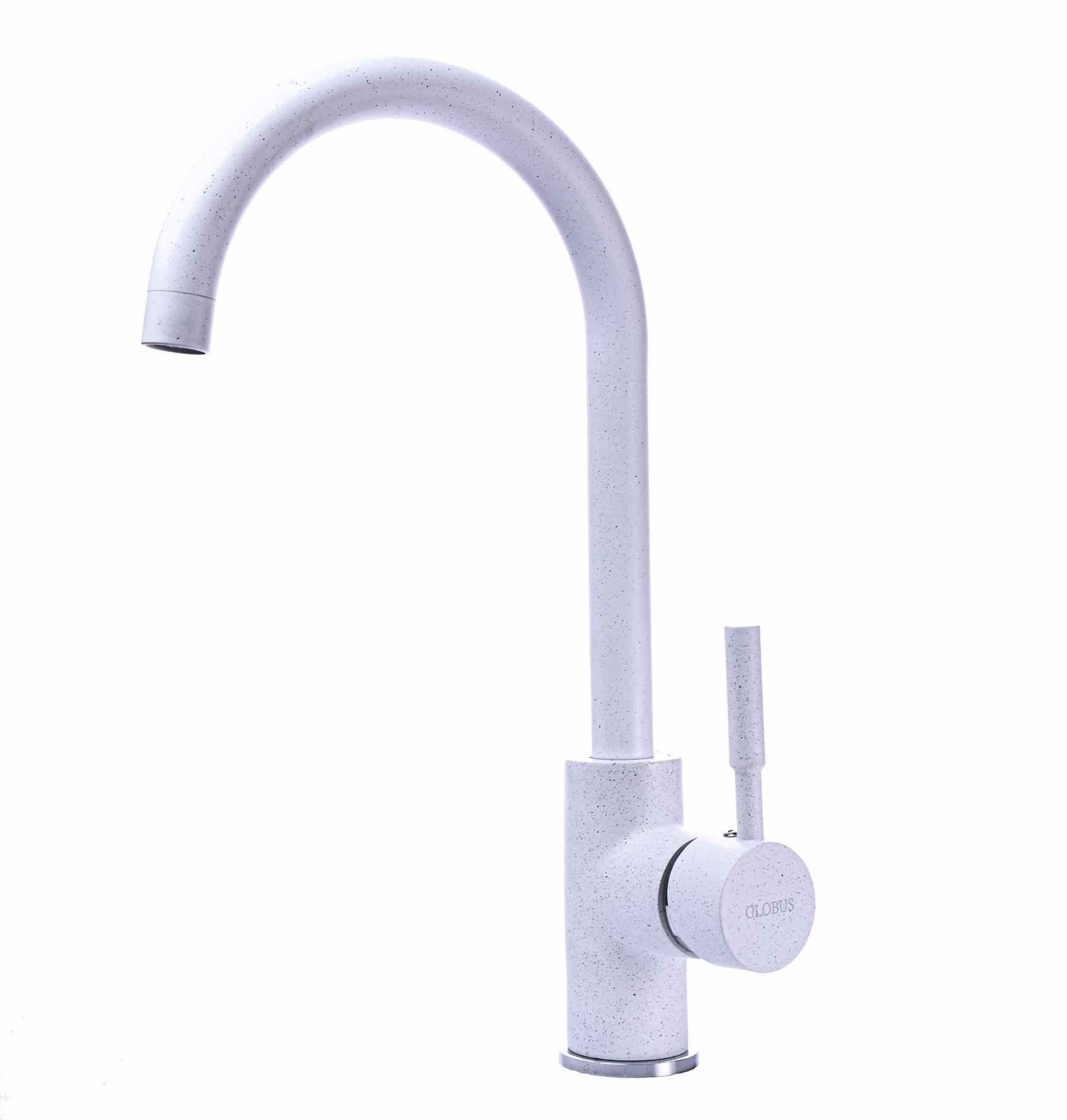 

Смеситель для кухни Globus Lux LAZER GLLR-0203S 7-WHITE белый