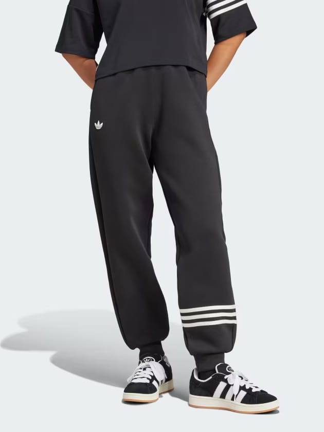 Акція на Спортивні штани жіночі Adidas Neucl Swtpant IW5605 S Black/Clowhi від Rozetka