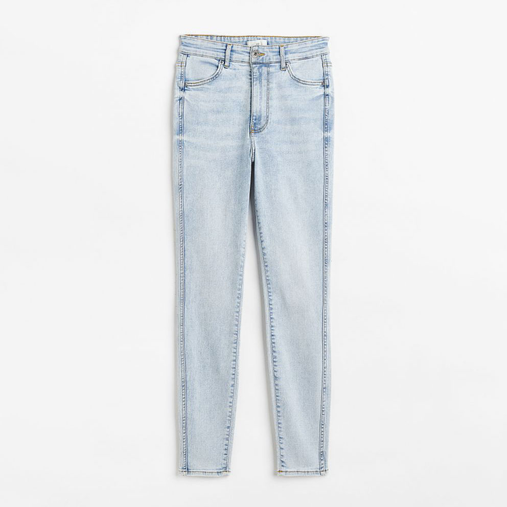 Акція на Джинси Skinny жіночі H&M 271099475_lightblue 36 Світло-блакитні від Rozetka