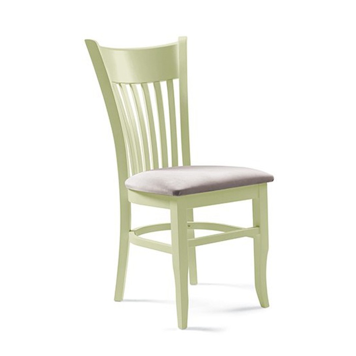 

Стул для кафе, кухни, бара, ресторана Геула деревянный салатовый/ткань Beatrice 45 серый цвет Pavlyk