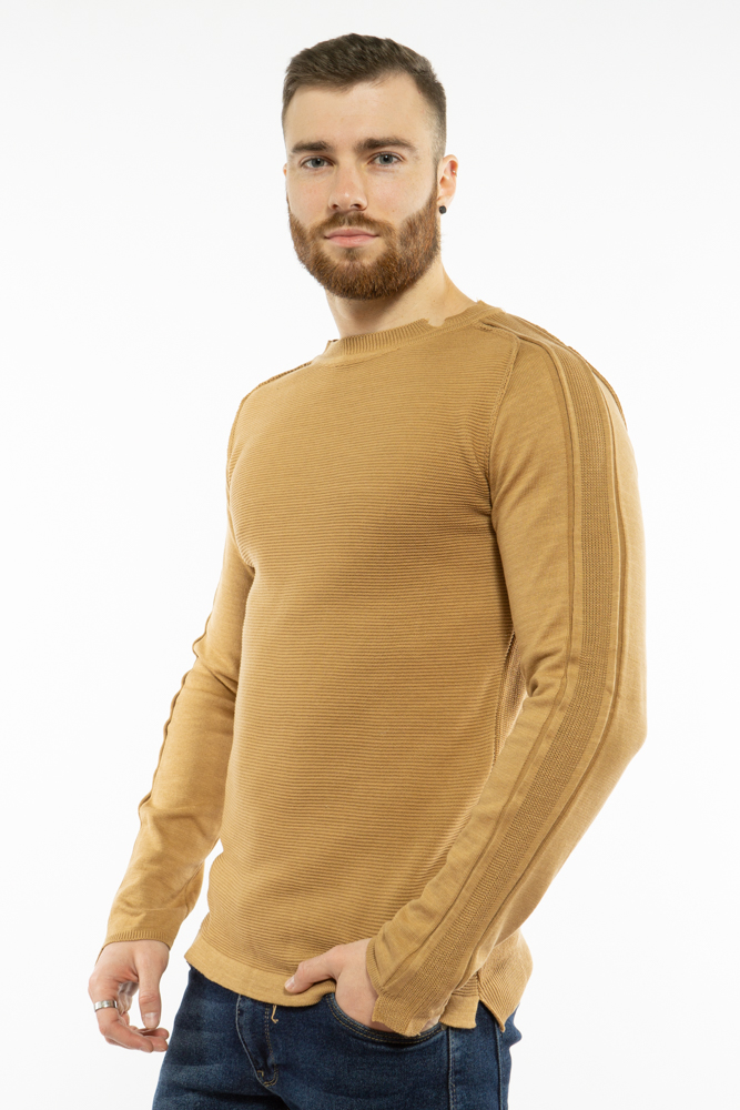 

Свитер однотонный Time of Style 617F50264  Бежевый, Свитер однотонный Time of Style 617F50264 XL Бежевый