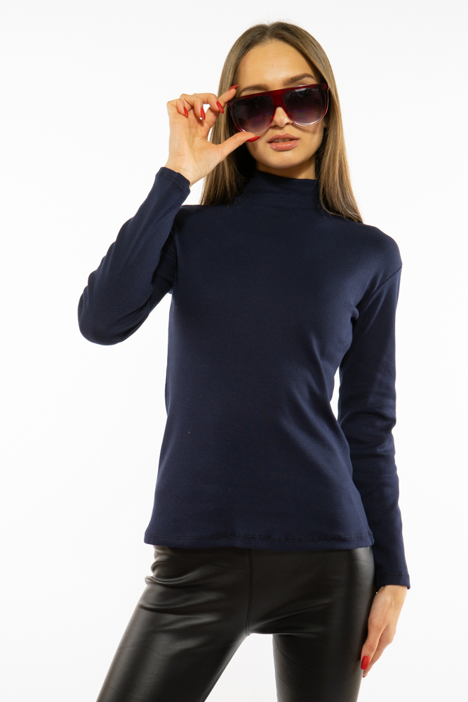 

Гольф женский в стиле Casual Time of Style 620F004 - Чернильный, Гольф женский в стиле Casual Time of Style 620F004 S-M Чернильный