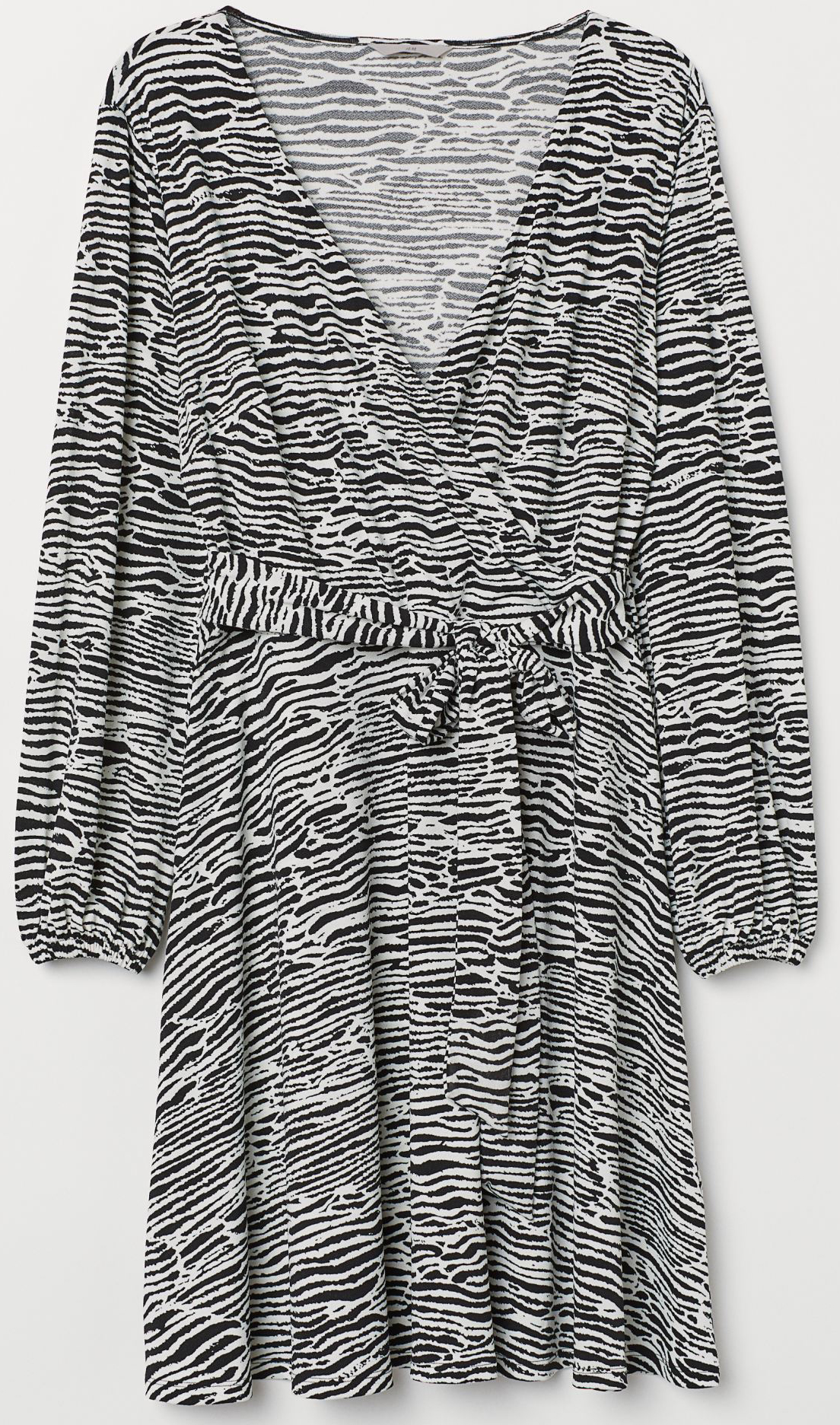 

Платье H&M 2912-7406069 L Черное с белым